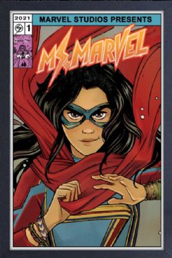 MARVEL -  MS. MARVEL - COMIC FRAMED PICTURE(13