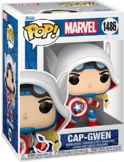 MARVEL -  POP! VINYL FIGURE OF CAP-GWEN (4 INCH) -  GWENVERSE 1486