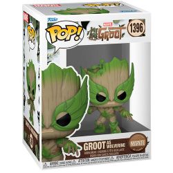 MARVEL -  POP! VINYL FIGURE OF GROOT AS WOLVERINE (4 INCH) -  WE ARE GROOT 1396