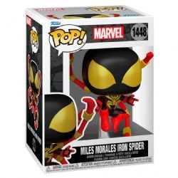 MARVEL -  POP! VINYL FIGURE OF MILES MORALES IRON SPIDER (4 INCH) -  SPIDER-MAN COMICS 1448