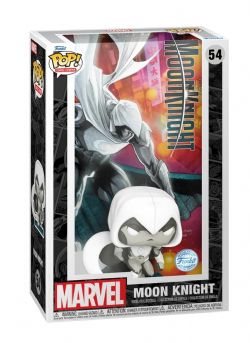 MARVEL -  POP! VINYL FIGURE OF MOON KNIGHT WITH COMIC COVER  (4 INCH) 54