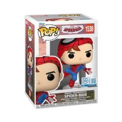 MARVEL -  POP! VINYL FIGURE OF SPIDER-MAN - UNMASKED (4 INCH) -  YOUR FRIENDLY NEIGHBORHOOD SPIDER-MAN 1530