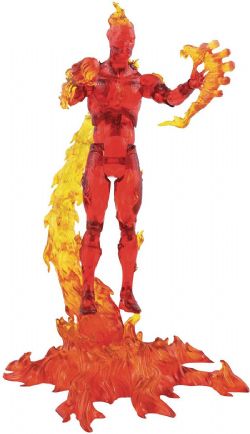 MARVEL SELECT -  HUMAN TORCH ACTION FIGURE (10 INCH)
