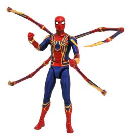 MARVEL SELECT -  IRON SPIDER-MAN ACTION FIGURE (7 INCHES) -  AVENGERS INFINITY WAR