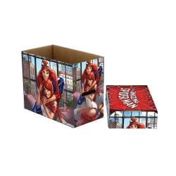 MARVEL SHORT COMIC STORAGE BOX -  SPIDER MAN AND MJ