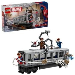 MARVEL -  SPIDER-MAN VS. DOC OCK SUBWAY TRAIN SCENE (393 PIECES) 76321