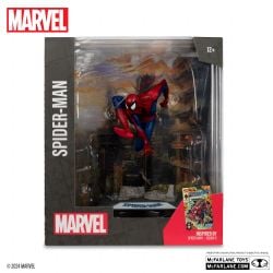 MARVEL -  SPIDER-MAN WITH SCENE (SPIDER-MAN #6) FIGURE 1/10 - MARVEL COLLECTION -  MCFARLANE TOYS