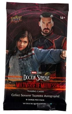 MARVEL -  UPPER DECK - DOCTOR STRANGE IN THE MULTIVERSE OF MADNESS  TRADING CARDS - HOBBY (P6/B15)