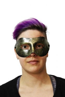 MASQUERADE MASK -  ANCIENT EYE MASK (PACK OF 6)