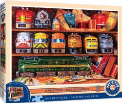 MASTERPIECES -  LIONEL TRAINS - WELL STOCKED SHELVES (2000 PIECES)