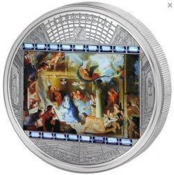 MASTERPIECES OF ART -  ADORATION OF THE SHEPHERDS -  2011 COOK ISLANDS COINS