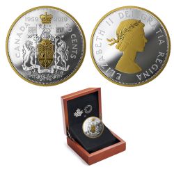 MASTERS CLUB: RENEWED SILVER 50-CENT -  60TH ANNIVERSARY OF THE 1959 HALF-DOLLAR -  2019 CANADIAN COINS 03