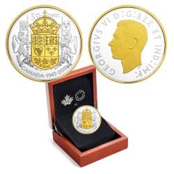 MASTERS CLUB: RENEWED SILVER 50-CENT -  75TH ANNIVERSARY OF THE 1943 HALF-DOLLAR -  2018 CANADIAN COINS 02