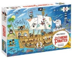 MAXI PUZZLE -  DES CHIENS PIRATES (200 PIECES)