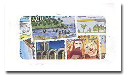 MAYOTTE -  1988 COMPLETE YEAR SET, NEW STAMPS