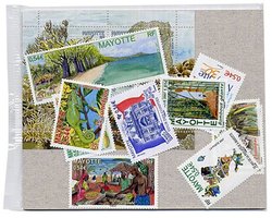 MAYOTTE -  2007 COMPLETE YEAR SET, NEW STAMPS