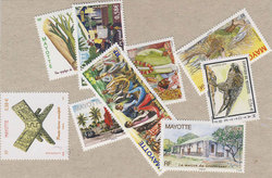 MAYOTTE -  2010 COMPLETE YEAR SET, NEW STAMPS