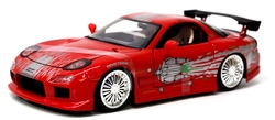 MAZDA -  DOM'S RX-7 1/24 - RED -  FAST AND FURIOUS