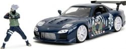MAZDA -  RX-7 1993 - NARUTO WITH KAKASHI HATAKE FIGURINE - 1/24 -  JADA HOLLYWOOD RIDES