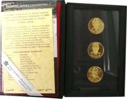 MEDAILLONS -  2000 HOCKEY HALL OF FAME INDUCTEE MEDAILLON COLLECTION - GOLDEN EDITION -  2000 CANADIAN COINS