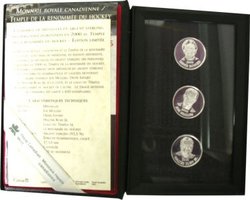 MEDALLIONS -  2000 HOCKEY HALL OF FAME INDUCTEE MEDALLION COLLECTION -  2000 CANADIAN COINS