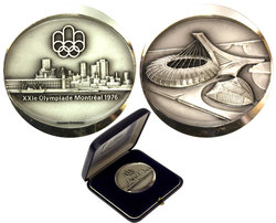 MEDALLIONS -  OFFICIAL 1976 MONTREAL OLYMPIC GAMES MEDALLION -  1976 CANADIAN COINS