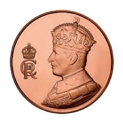 MEDALLIONS -  THE CORONATION OF KING CHARLES III CANADIAN BRONZE MEDALLION -  2023 CANADA COINS