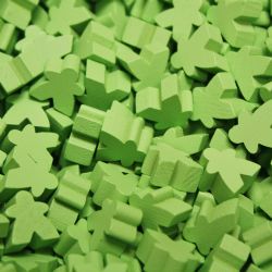 MEEPLE 25-PACK -  LIME GREEN