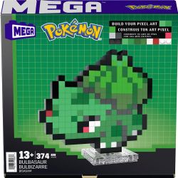 MEGA CONSTRUX -  PIXEL ART BULBASAUR -  POKEMON