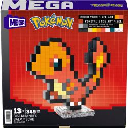 MEGA CONSTRUX -  PIXEL ART CHARMANDER -  POKEMON