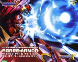 MEGAMAN -  MEGA MAN X FORCE ARMOR - RISING FIRE VERSION - 1/12 -  ROCKMAN X