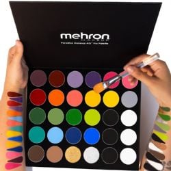 MEHRON -  30 COLOR PAINT PALETTE - PARADISE CAKE -  WATER-BASED MAKE-UP