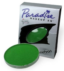 MEHRON -  AMAZON GREEN - PARADISE CAKE (0.25 OZ / 7 G) -  WATER-BASED MAKE-UP