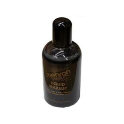 MEHRON -  BLACK - LIQUID MAKEUP (4.5 OZ / 133 ML) -  WATER-BASED MAKE-UP