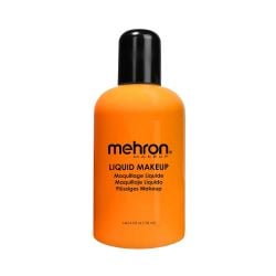 MEHRON -  ORANGE - LIQUID MAKEUP (4.5 OZ / 133 ML) -  WATER-BASED MAKE-UP