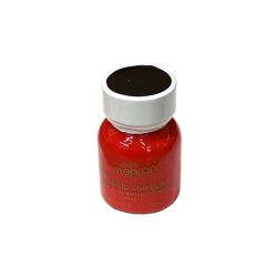 MEHRON -  RED - LIQUID MAKEUP (1 OZ / 30 ML) -  WATER-BASED MAKE-UP