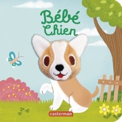 MES LIVRES MARIONNETTES -  BÉBÉ CHIEN -  LES BÉBÊTES