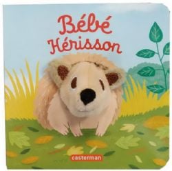 MES LIVRES MARIONNETTES -  BÉBÉ HÉRISSON -  LES BÉBÊTES