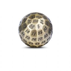 METAL D100 DICE - BRONZE