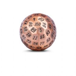 METAL D100 DICE - COPPER