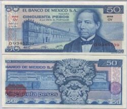 MEXICO -  50 PESOS 1976 (UNC)