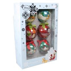 MICKEY AND FRIENDS -  MICKEY AND FRIENDS 6-PIECE SKETCHBOOK ORNAMENT SET FOR CHRISTMAS