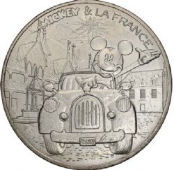 MICKEY & FRANCE -  MICKEY ALL THE WAY -  2018 FRANCE COINS 20