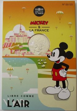 MICKEY & FRANCE -  MICKEY AT MONT SAINT-MICHEL -  2018 FRANCE COINS 02