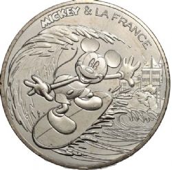 MICKEY & FRANCE -  MICKEY NEW WAVE -  2018 FRANCE COINS 09