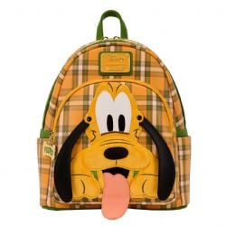 MICKEY & FRIENDS -  PLUTO PLAID BACKPACK - 95TH ANNIVERSARY -  LOUNGEFLY