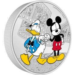 MICKEY MOUSE & FRIENDS -  10 YEARS AGO – GOSH! (LARGE FORMAT): DONALD DUCK™ AND MICKEY MOUSE™ -  2023 NEW ZEALAND COINS 03