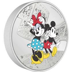 MICKEY MOUSE & FRIENDS -  10 YEARS AGO – GOSH! (LARGE FORMAT): MICKEY MOUSE & MINNIE MOUSE -  2023 NEW ZEALAND COINS 02