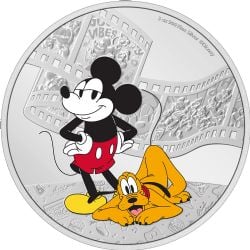MICKEY MOUSE & FRIENDS -  10 YEARS AGO – GOSH! (LARGE FORMAT): PLUTO™ AND MICKEY MOUSE™ -  2023 NEW ZEALAND COINS 04