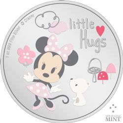 MICKEY MOUSE & FRIENDS -  DISNEY BABY LITTLE HUGS: GIRL (MINNIE MOUSE) -  2024 NEW ZEALAND COINS 02